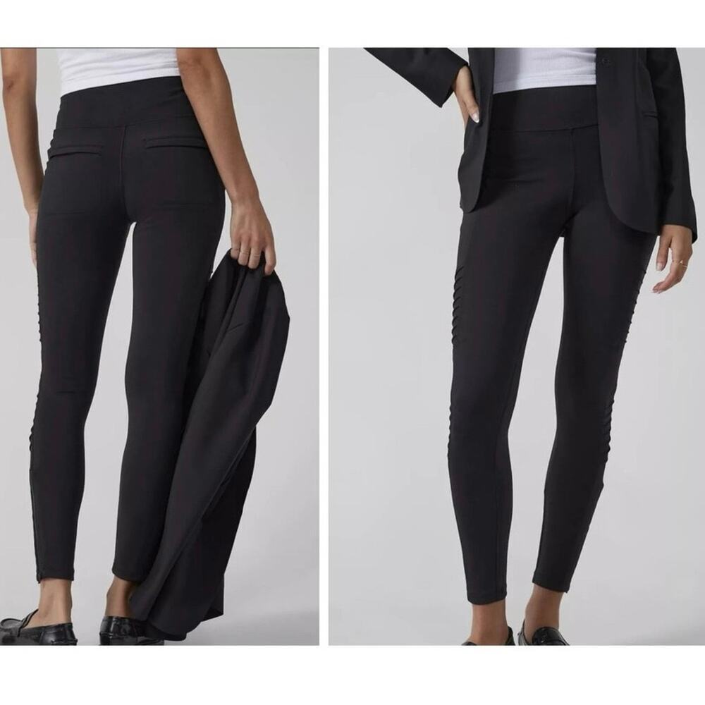 Athleta NEW Delancey Moto Leggings in Black -Womens Size XS *598323